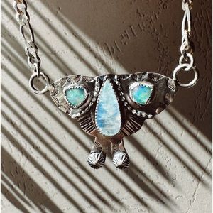 Luna Moth Necklace